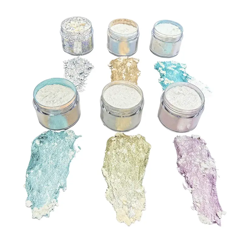 Silver Fantasy Transparent Color-Shifting Pigments για τονισμό της σκιάς ματιών